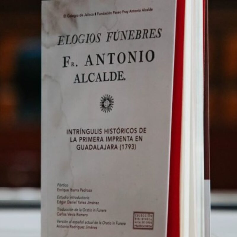 Libro "Elogios fúnebres de Fray Antonio Alcalde"